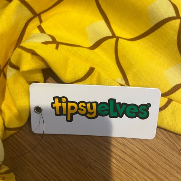 Tipsy Elves Pineapple Jumpsuit for Men Tipsy Elves Men's Pineapple Jumpsuit - Picture 4 of 5